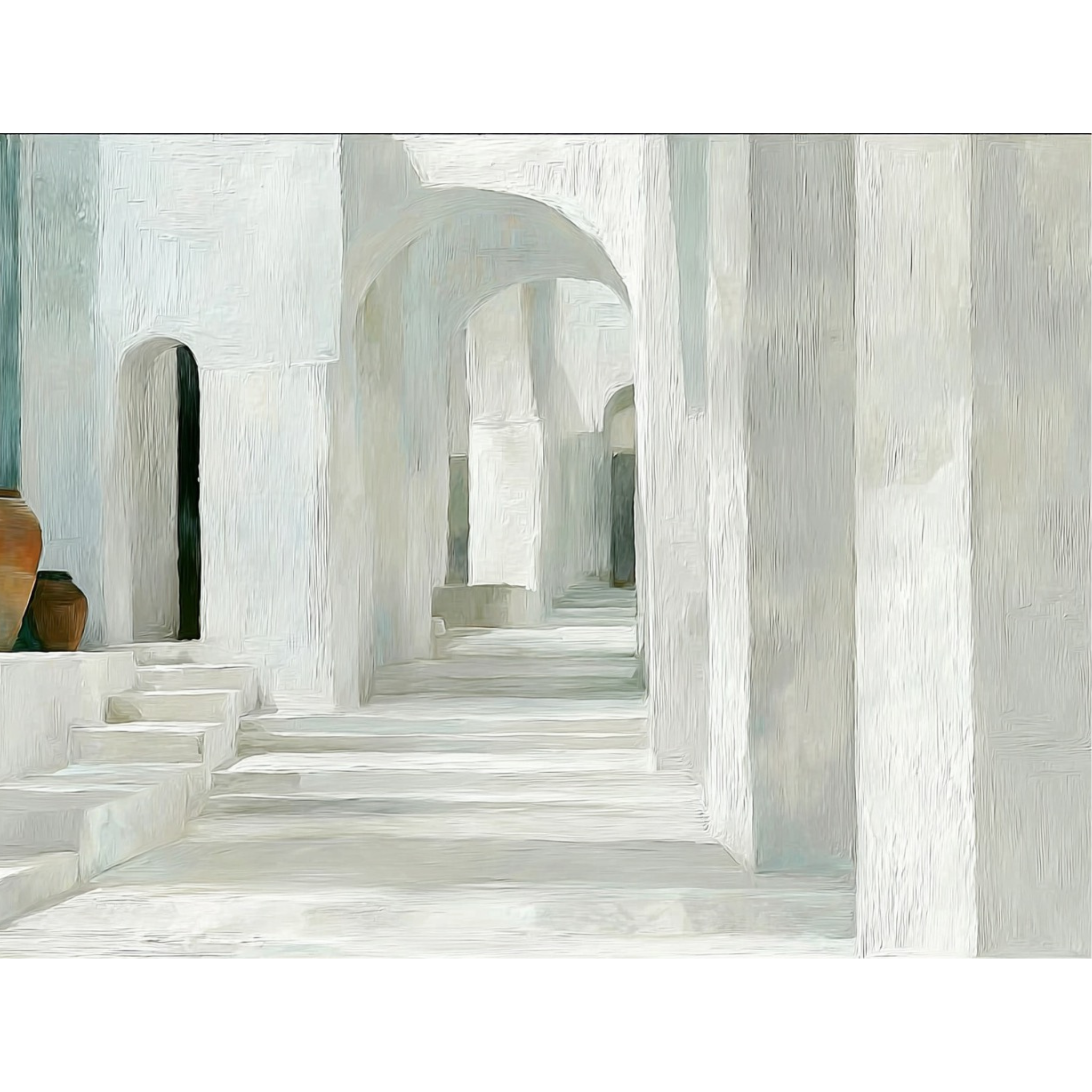 White Arched Corridor
