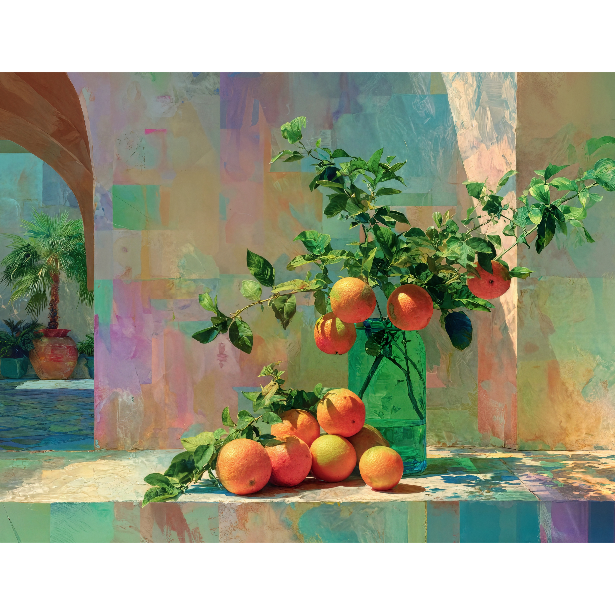 Vibrant Fruit Still Life
